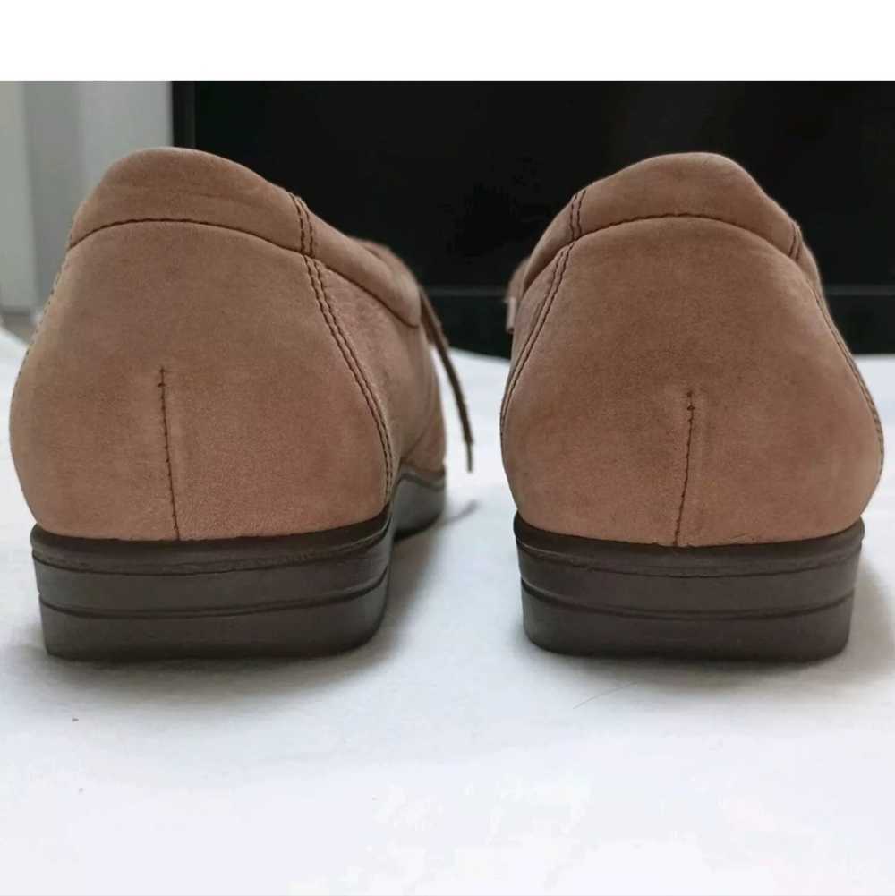 SAS Tripad Comfort Tan Tie Suede Walking Shoes Size 7.5 S Slim - Picture 3 of 9